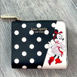NWT Kate Spade: MINNIE MOUSE SMALL BIFOLD - Wallet